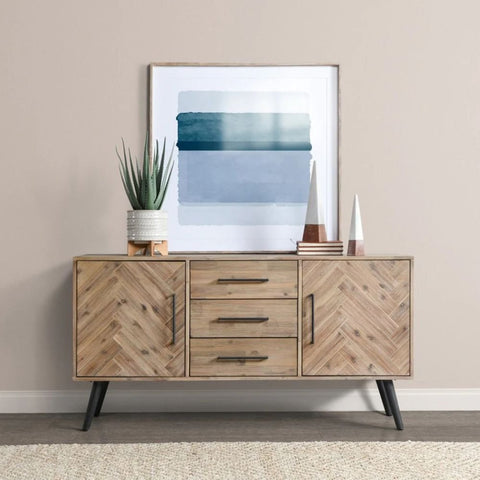 Solid Wood Cabinet | Versatile Living Room & Bedroom Storage – Oakvello