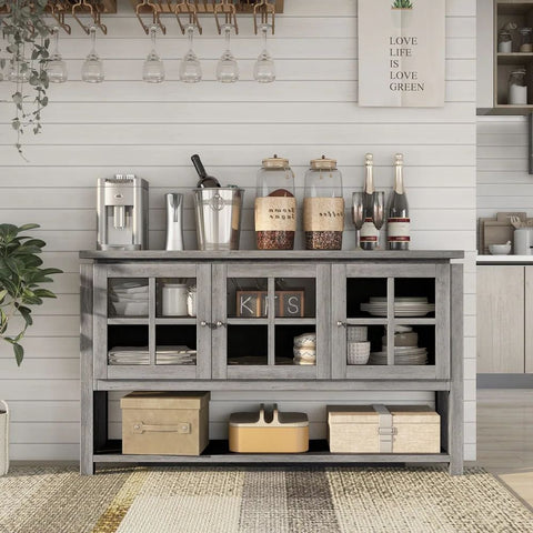 Modern Black Finish Solid Wood Cabinet | Contemporary Storage Furniture – Oakvello