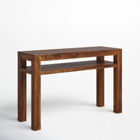 Jodhpuri Solid Wood Console Table | Handcrafted Heritage Entryway Furniture – Oakvello