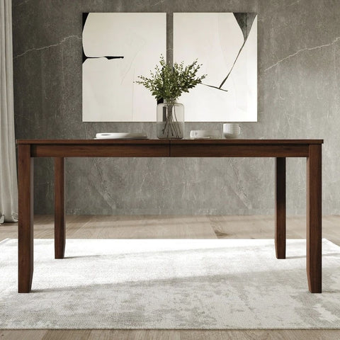 Minimalist Solid Wood Dining Table | Timeless Kitchen Furniture – Oakvello