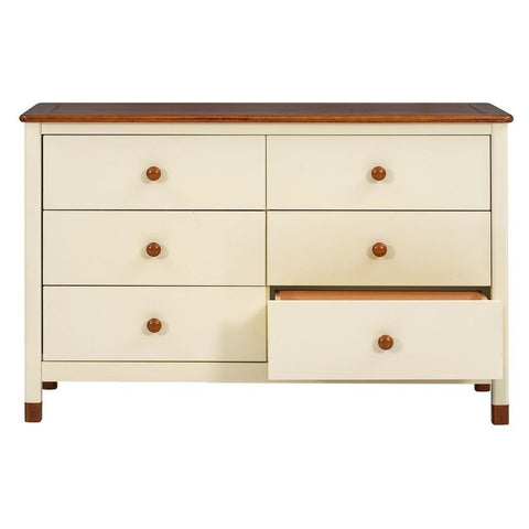 Solid Wood 6-Drawer Chest & Storage Cabinet | Bedroom Furniture – Oakvello