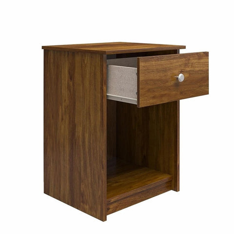 Solid Wood Bedside Table with Drawer | Bedroom Nightstand – Oakvello