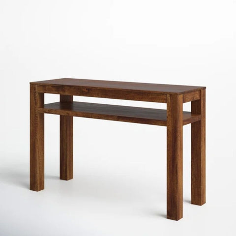 Jodhpuri Solid Wood Console Table | Handcrafted Heritage Entryway Furniture – Oakvello