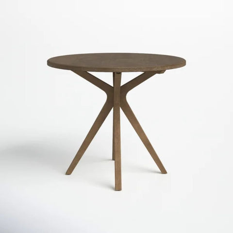 Brown Solid Wood Dining Table | Warm Hardwood Kitchen Furniture – Oakvello