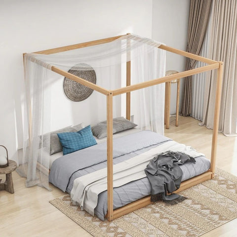 Solid Wood King Size Bed | Spacious Premium Bedroom Furniture – Oakvello