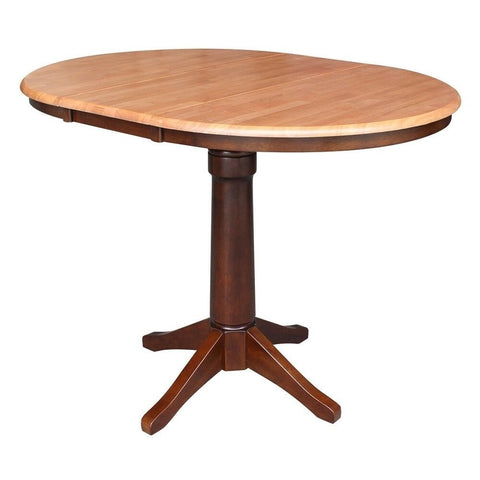 Solid Wood Round Extension Dining Table | Flexible Kitchen Furniture – Oakvello