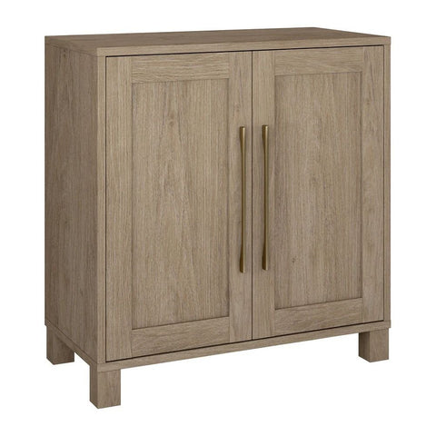 Rectangular Solid Wood Accent Cabinet | Living Room Storage Furniture – Oakvello