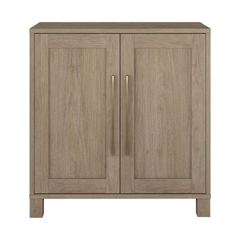 Rectangular Solid Wood Accent Cabinet | Living Room Storage Furniture – Oakvello