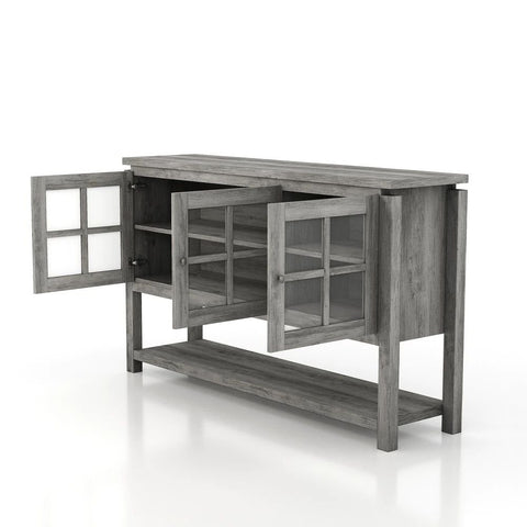 Modern Black Finish Solid Wood Cabinet | Contemporary Storage Furniture – Oakvello