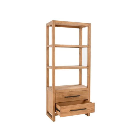 Solid Wood Standard Bookshelf | Living Room Display & Storage – Oakvello