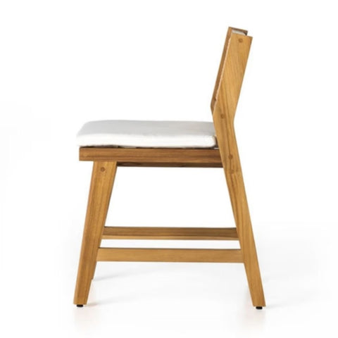 Solid Wood & Cane Dining Chair | Boho Kitchen Seating – Oakvello