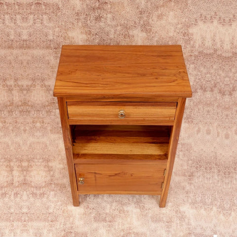 Simple Solid Wood Bedside Table | Minimalist Bedroom Nightstand – Oakvello