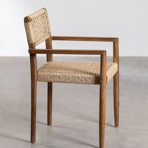 Orebro Solid Teak Wood Dining Chair | Premium Kitchen Seating – Oakvello