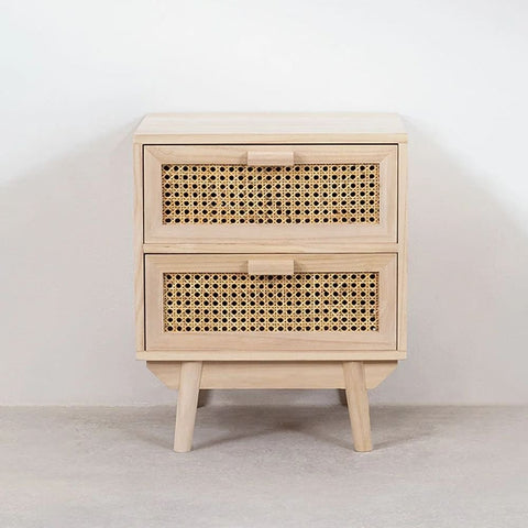 Ralik Solid Wood Bedside Table | Bedroom Nightstand – Oakvello