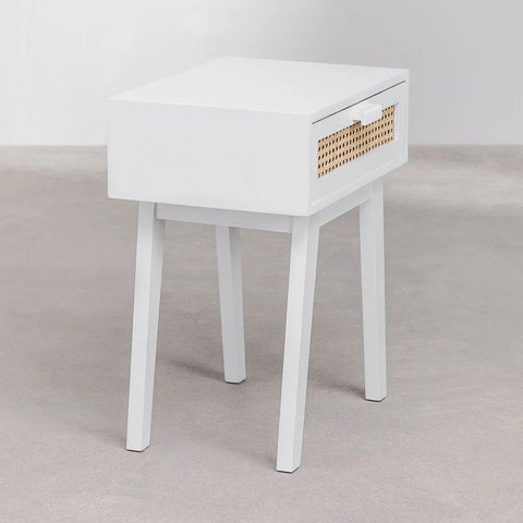 Ralik Solid Wood Bedside Table | Multi-Colour Bedroom Nightstand – Oakvello