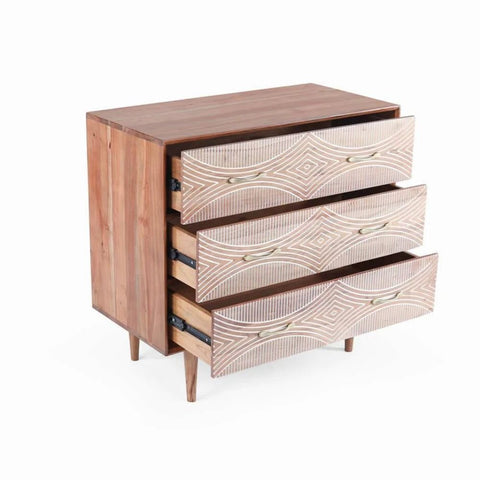 Solid Wood Sideboard Cabinet | Versatile Living Room Storage – Oakvello