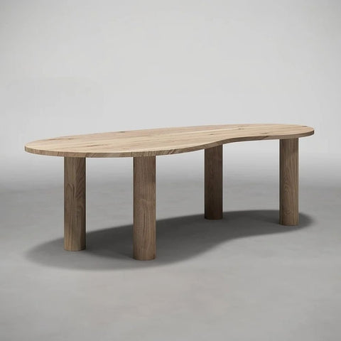Solid Teak Wood Dining Table | Durable Kitchen & Dining Furniture – Oakvello