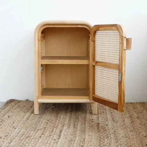 Natural Solid Wood Side Table | Living Room Accent Furniture – Oakvello