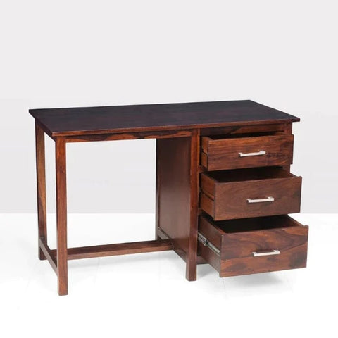Solid Mango Wood Study Table | Compact Home Office Writing Desk – Oakvello