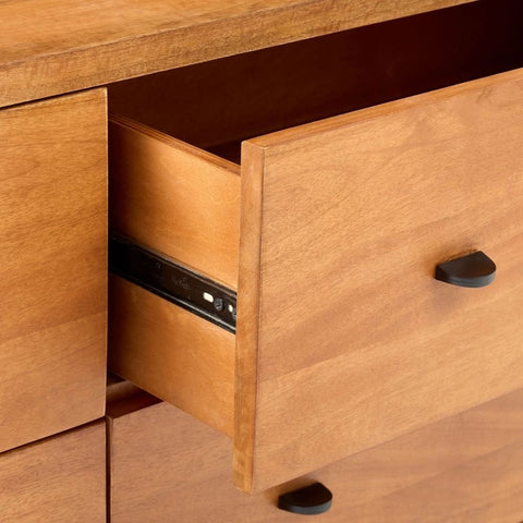 Otto Solid Wood 6-Drawer Dresser | Bedroom Storage Chest – Oakvello