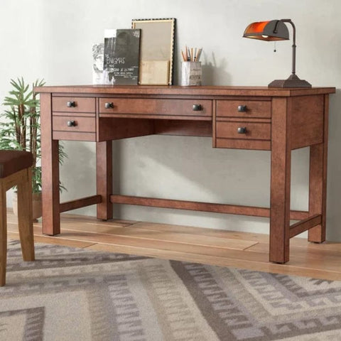 Jodhpuri Engineered Wood Study & Office Table | Home Workspace Desk – Oakvello