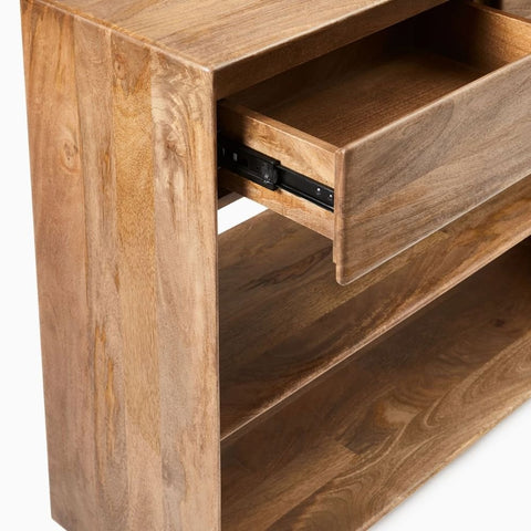 Solid Wood Storage Console Table | Entryway & Hallway Furniture – Oakvello