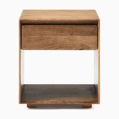Solid Wood Side Table | Living Room Accent Furniture – Oakvello