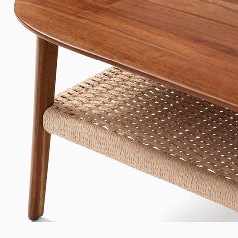 Solid Wood Coffee Table | Natural Hardwood Living Room Centre Table – Oakvello