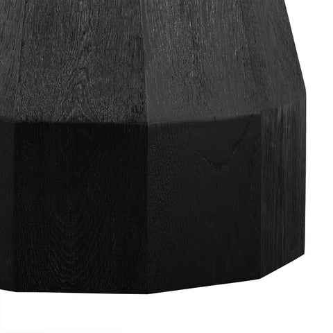 Solid Wood Round Dining Table with Pedestal Base | Kitchen Furniture – Oakvello