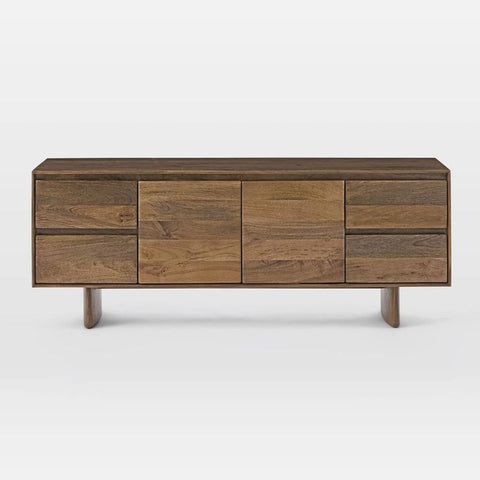 Solid Wood Media Console | TV Stand & Living Room Storage – Oakvello