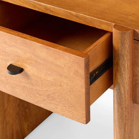 Otto Solid Wood Bedside Table | Bedroom Nightstand – Oakvello