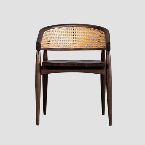 Luca Solid Wood Armchair | Premium Accent Chair for Living Room – Oakvello