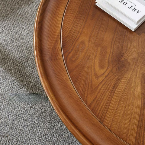 Solid Mango Wood Coffee Table | Rustic Hardwood Living Room Centre Table – Oakvello