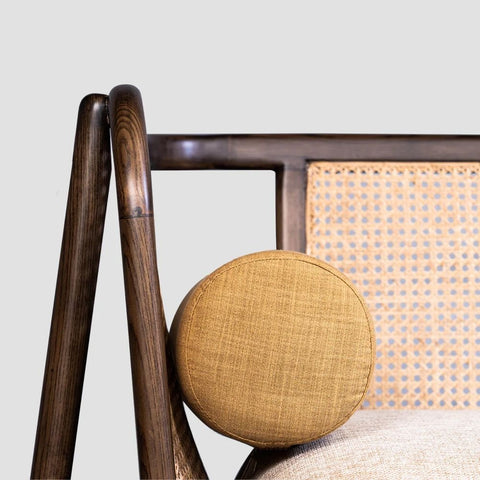 Handcrafted Solid Wood Arm Chair | Heritage Living Room Accent Seating – Oakvello
