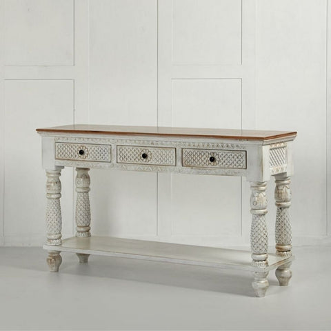Handcrafted Solid Wood Console Table | Heritage Entryway Furniture – Oakvello