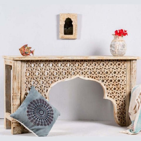 Mango Wood Mozo Console Table