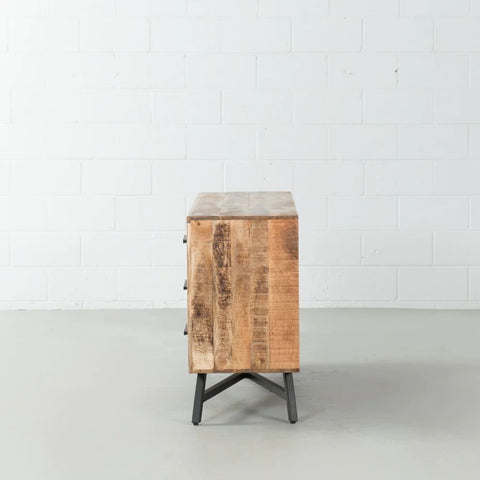 Solid Mango Wood Dresser | Bedroom Storage Chest of Drawers – Oakvello