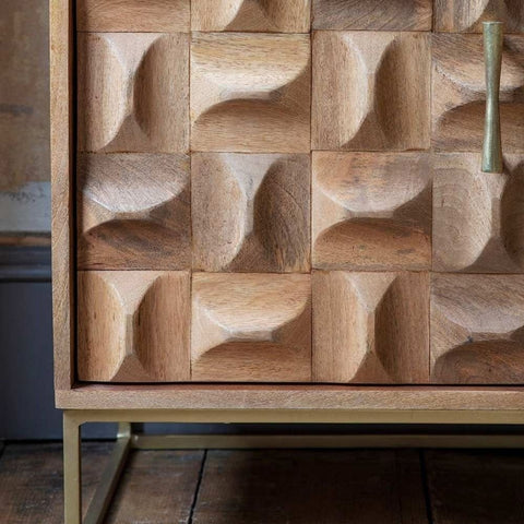 Solid Wood Shelving Unit | Living Room Display & Storage Furniture – Oakvello