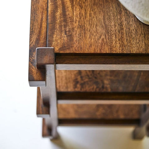 Solid Mango Wood Console Table | Entryway & Hallway Furniture – Oakvello