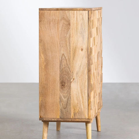 Jaralson Solid Mango Wood Sideboard | Living Room Storage Cabinet – Oakvello