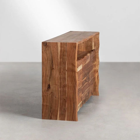Yago Solid Acacia Wood Sideboard | Premium Living Room Storage Cabinet – Oakvello