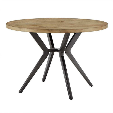 Solid Wood Round Dining Table | Seats 4 | Kitchen & Dining Furniture – Oakvello