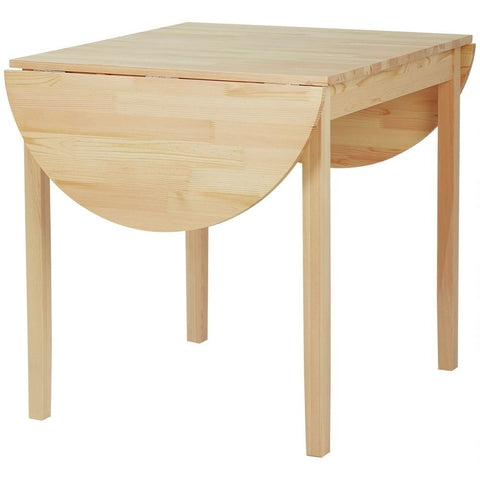 Solid Wood Folding Kitchen Dining Table | Space-Saving Furniture – Oakvello