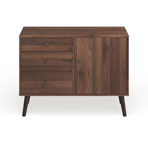 3-Drawer Mid-Century Modern Sideboard | Solid Wood Storage – Oakvello
