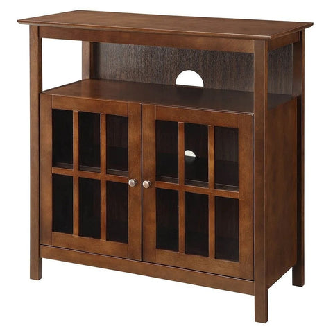 Solid Wood TV Stand with Storage Cabinets | Media Console & Living Room Furniture – Oakvello