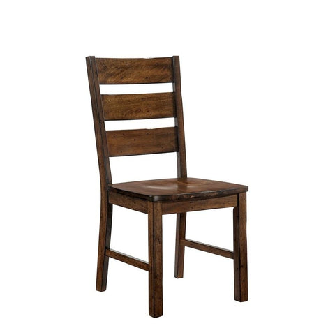 Solid Wood Armless Ladder Back Dining Chair | Kitchen & Dining Seating – Oakvello