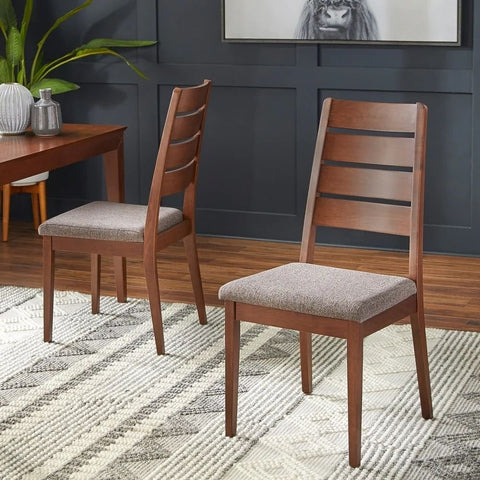 Solid Wood Dining Chair Set of 2 | Premium Kitchen Seating – Oakvello