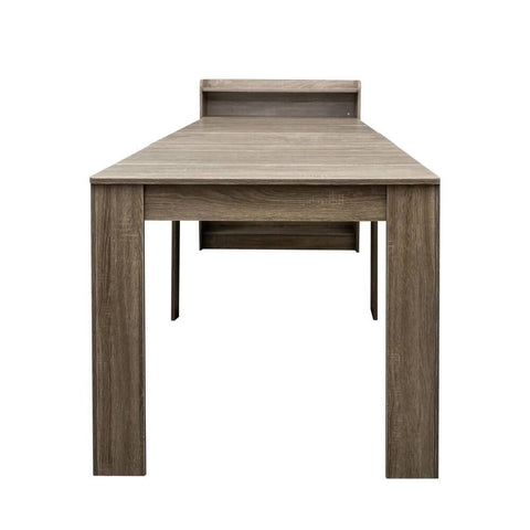 Brown Extendable Solid Wood Dining Table | Seats up to 5 | Kitchen Furniture – Oakvello