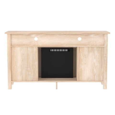 Solid Wood 2-Door TV Stand Cabinet | Media Console & Living Room Storage – Oakvello