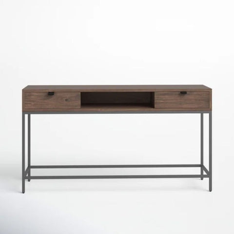 Natural Solid Wood Console Table | Entryway & Hallway Furniture – Oakvello